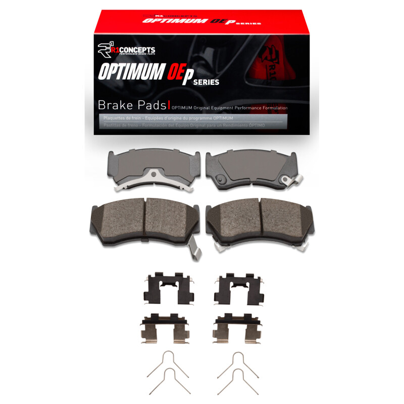 Nissan Sentra Brake Pads - Front - R1 Concepts - Optimum OEp - `95-`00